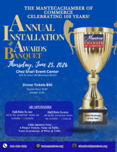 2026 Installation & Awards Banquet June 25th at Chez Shari
