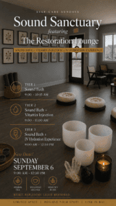 Self-Care Sundays: Sound Sanctuary featuring The Restoration Lounge
September 6, 2026