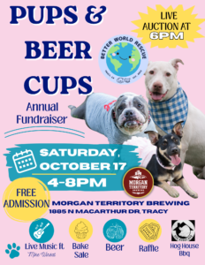 Pups & Beer Cups October 17th 