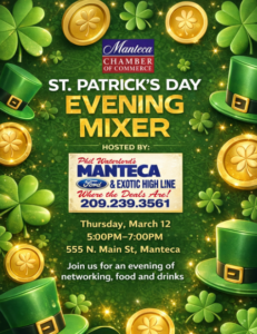 Manteca Ford evening mixer Thursday, March 12, 2026 5-7pm