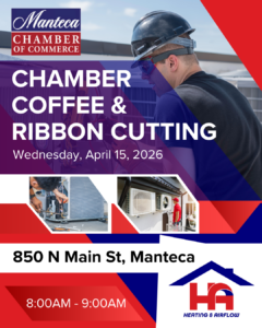 Coffee Ribbon Cutting Heating & Air flow