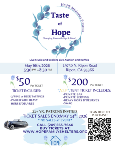 Taste of Hope - Presented by Hope Ministries 