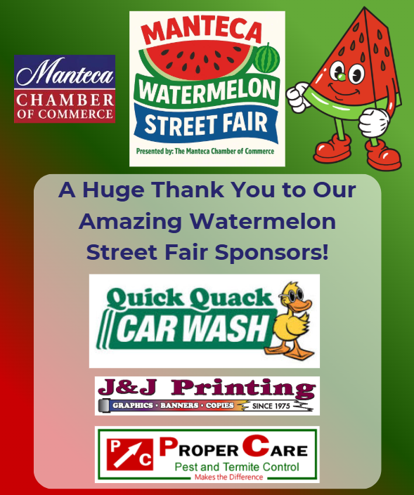 Watermelon Sponsors, Quick Quack Car Wash, J & J Printing, Proper Care Pest and Termite Control
