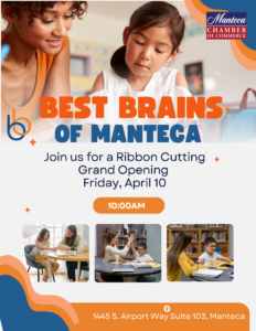 Best Brains of Manteca Ribbon Cutting April 10