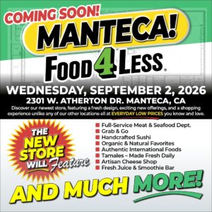 Food 4 less will be opening 9/2/2026 